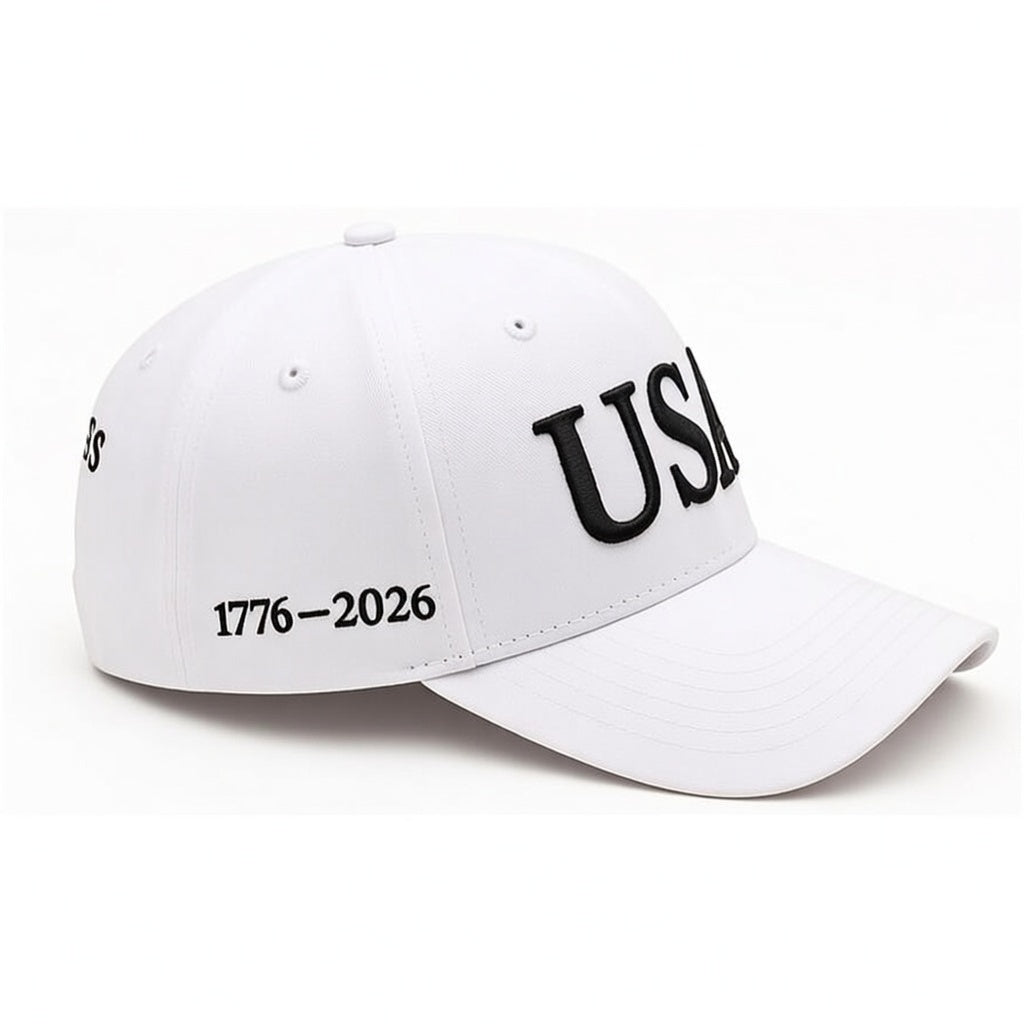 USA 250th Anniversary Hat (1776–2026) — Embroidered Semiquincentennial Cap