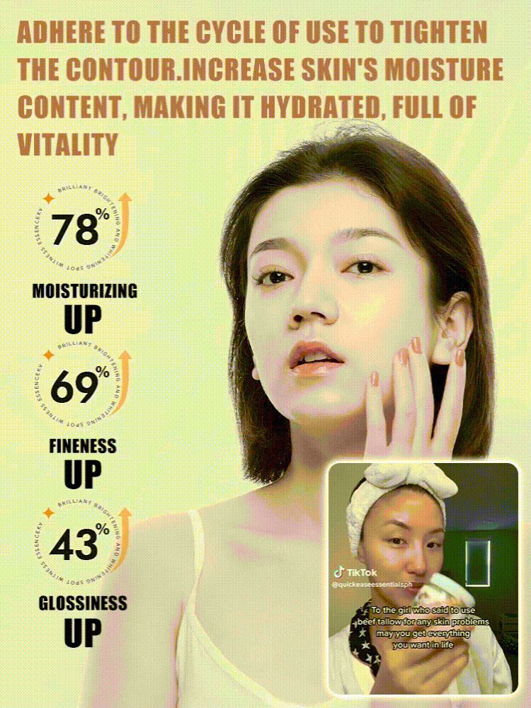 Anti-wrinkle and line-lightening long-lasting moisturizing tallow cream!✨