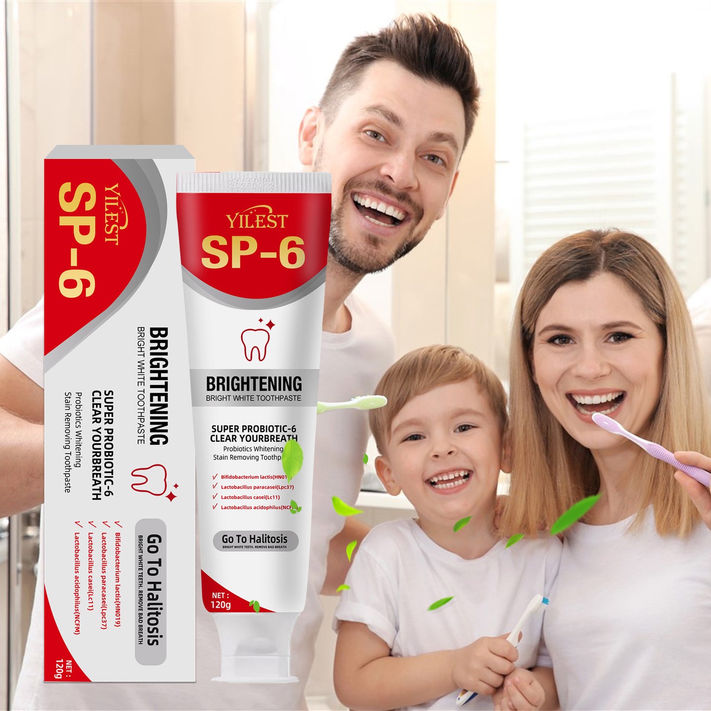 Dentifricio Probiotico SP-6: Sbiancante e Antimacchia