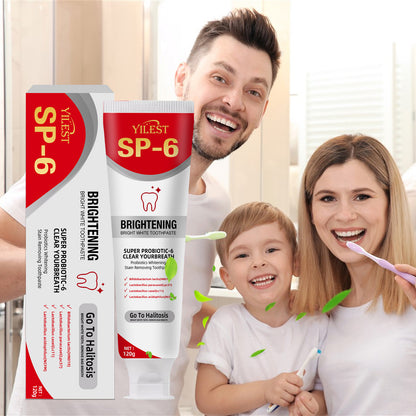 Dentifricio Probiotico SP-6: Sbiancante e Antimacchia