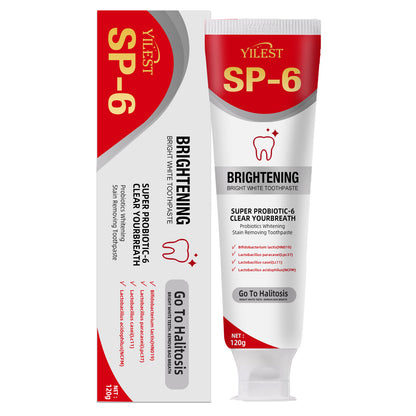 Dentifricio Probiotico SP-6: Sbiancante e Antimacchia