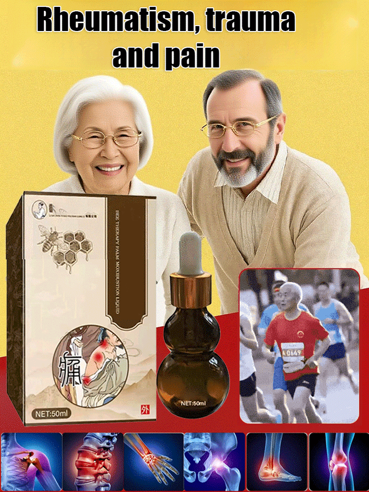 "Targeted Pain Relief" Bee Therapy Palm Moxibustion Liquid
